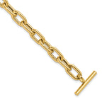 14K Polished Fancy Toggle Link Bracelet