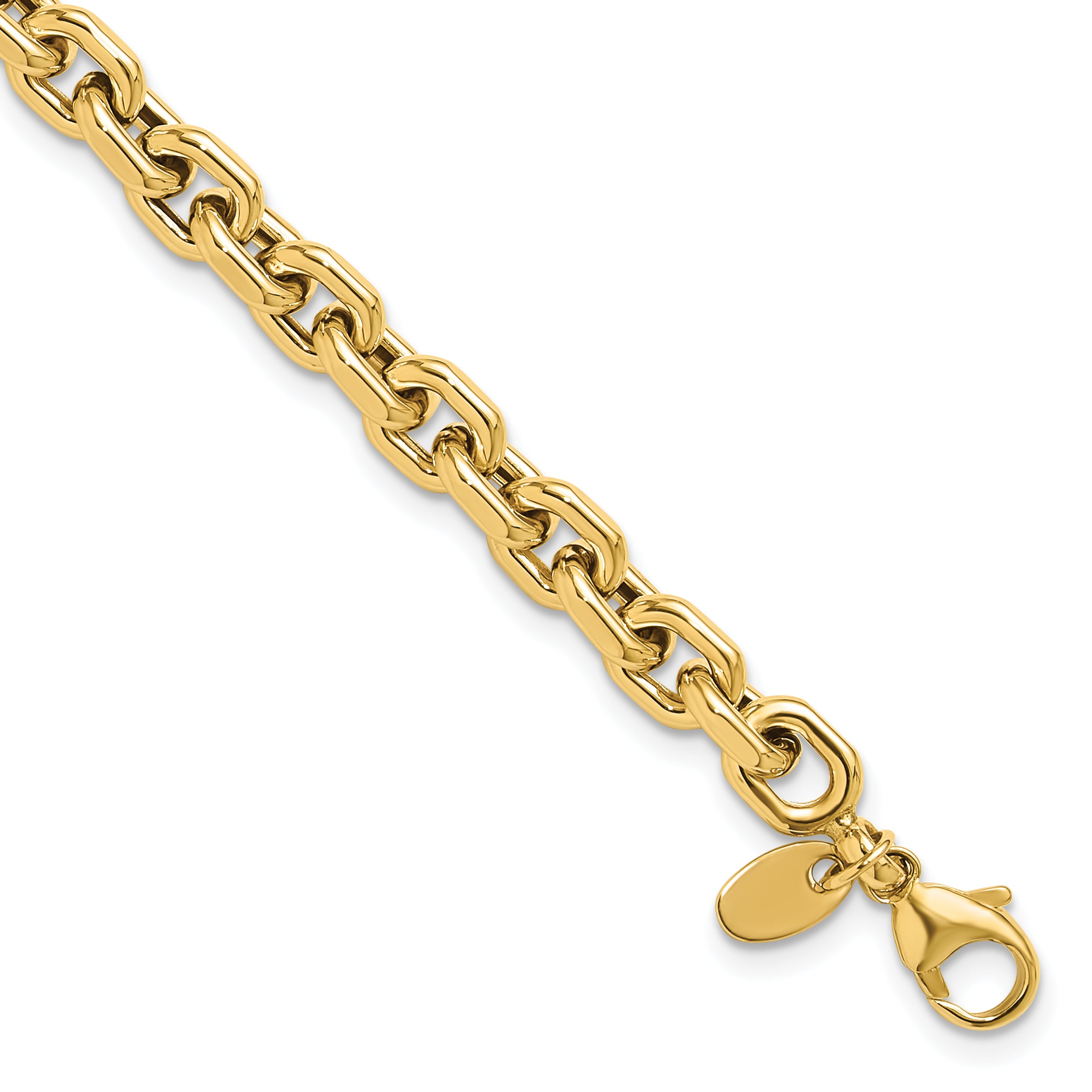 14K Polished Fancy Link Bracelet Main image