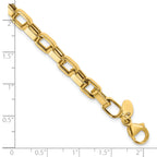 14K Polished Fancy Link Bracelet