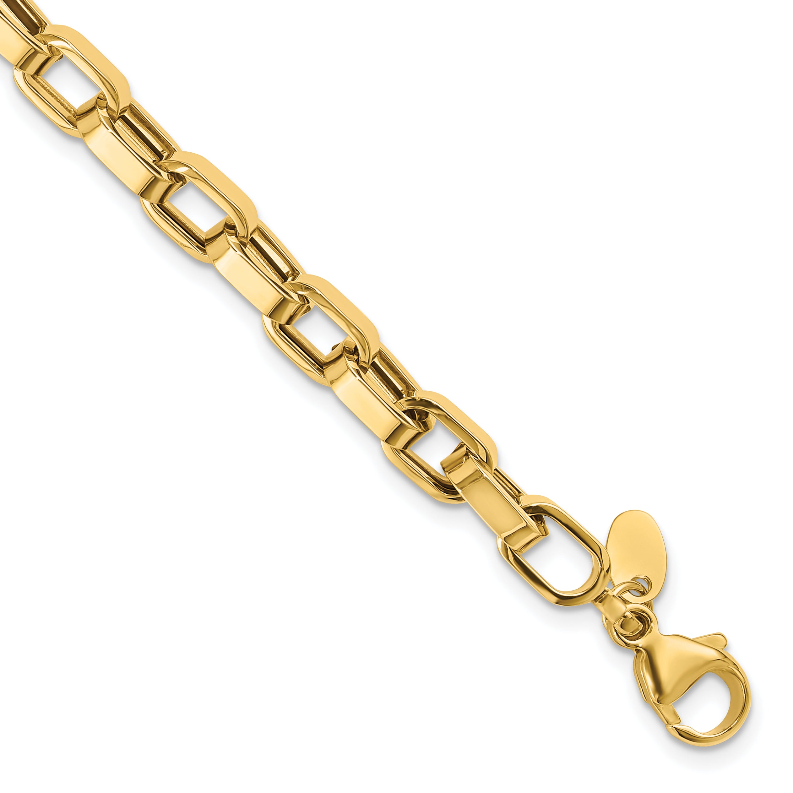 14K Polished Fancy Link Bracelet Main image