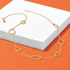 14k Polished Oval Link 20in Necklace