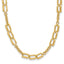 14K Polished Fancy Link Necklace