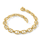 14K Polished Fancy Link Bracelet