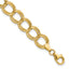 14K Polished Fancy Link Bracelet