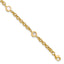 14K Polished Mother of Pearl Link Bracelet