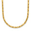 14K Polished Fancy Link Necklace