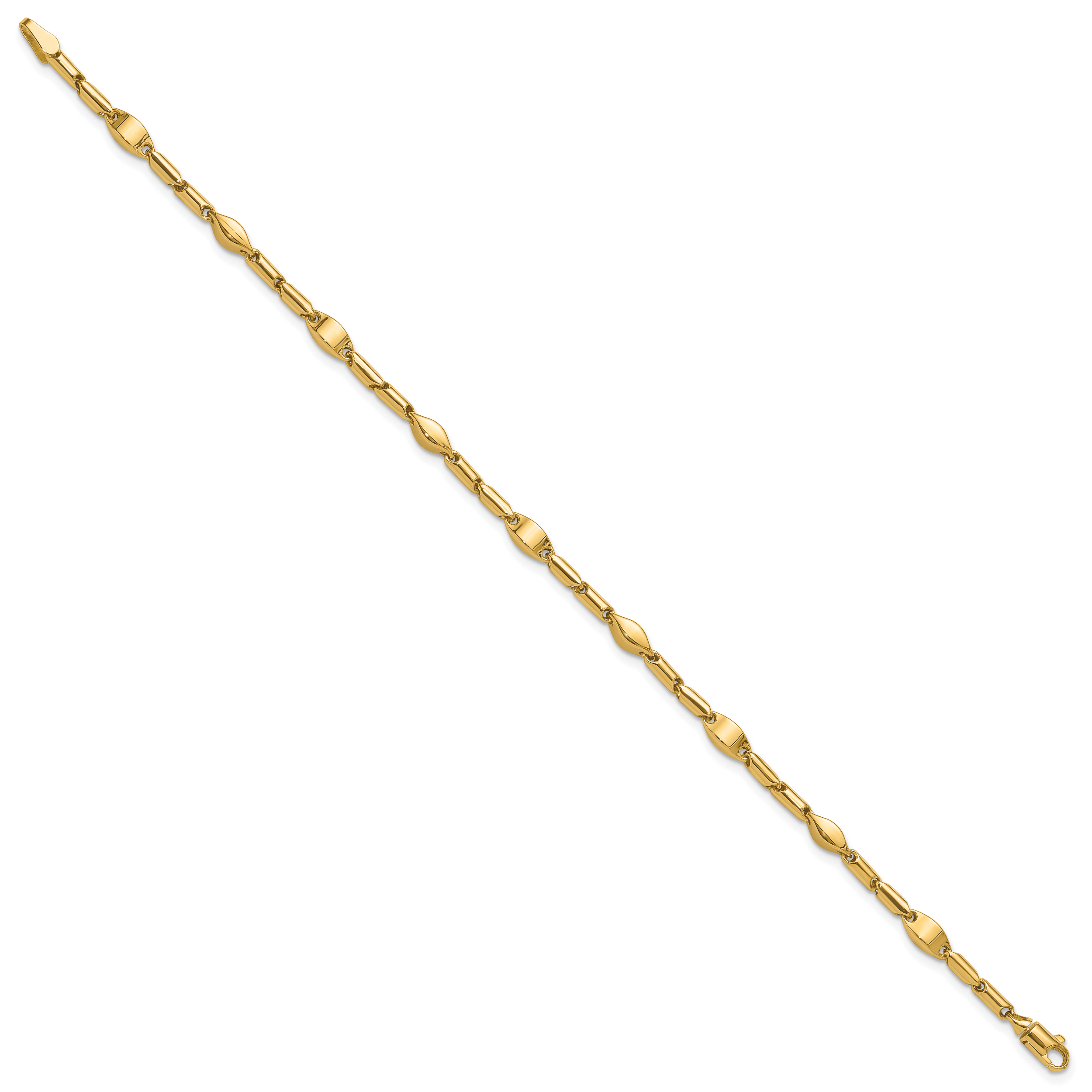 14K Polished Fancy Link Bracelet Secondary image