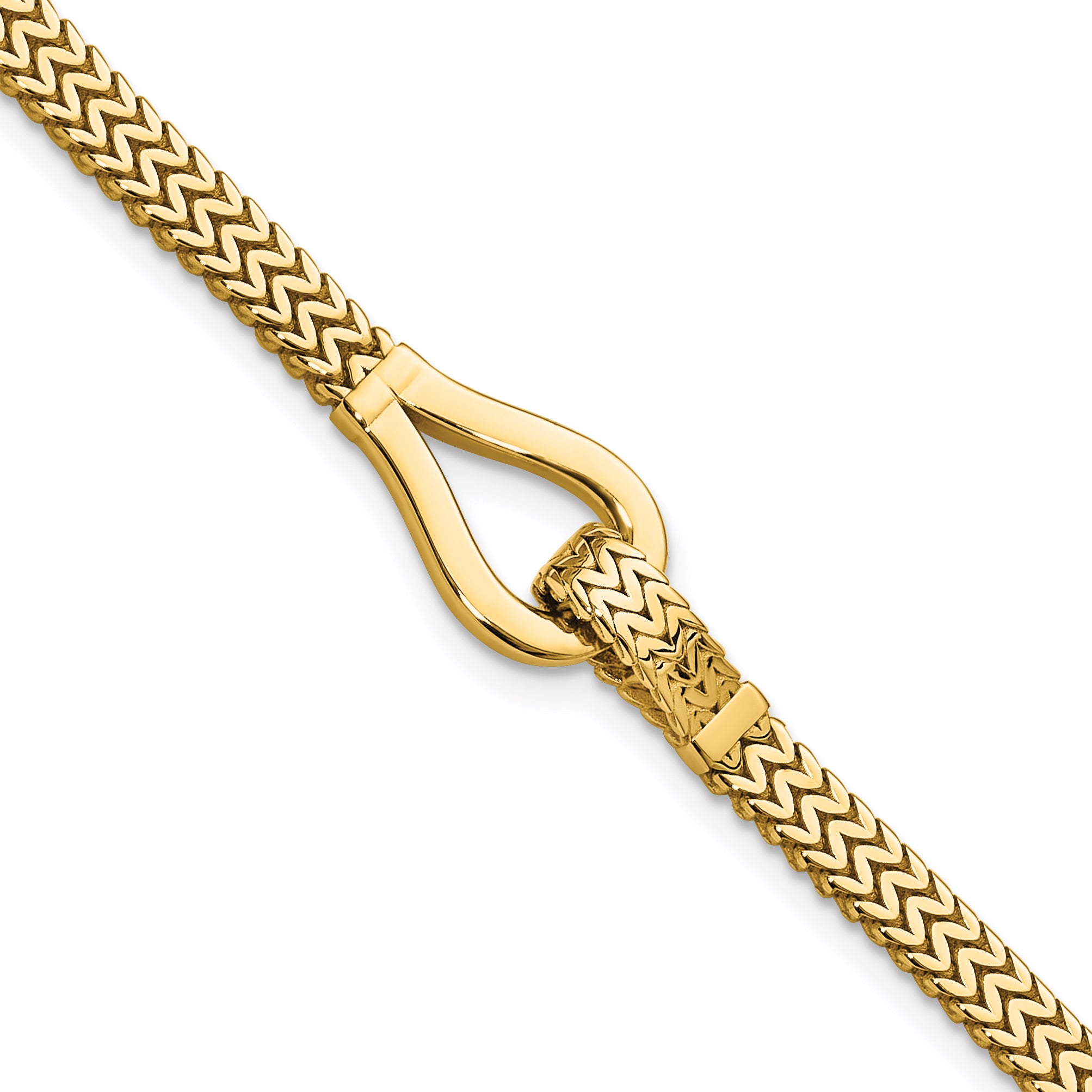 14K Polished Fancy Buckle Bracelet Main image