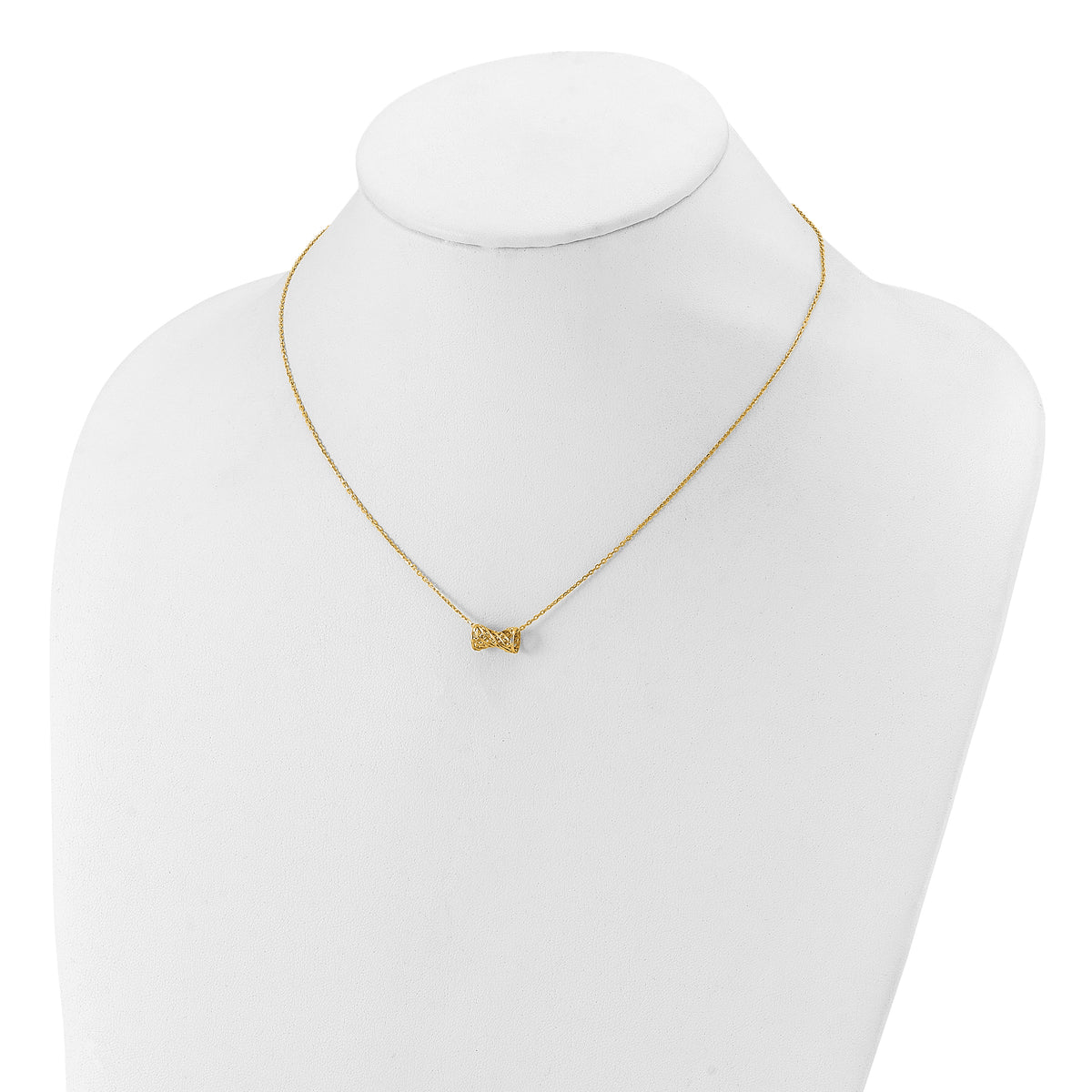 14K Polished Fancy Necklace