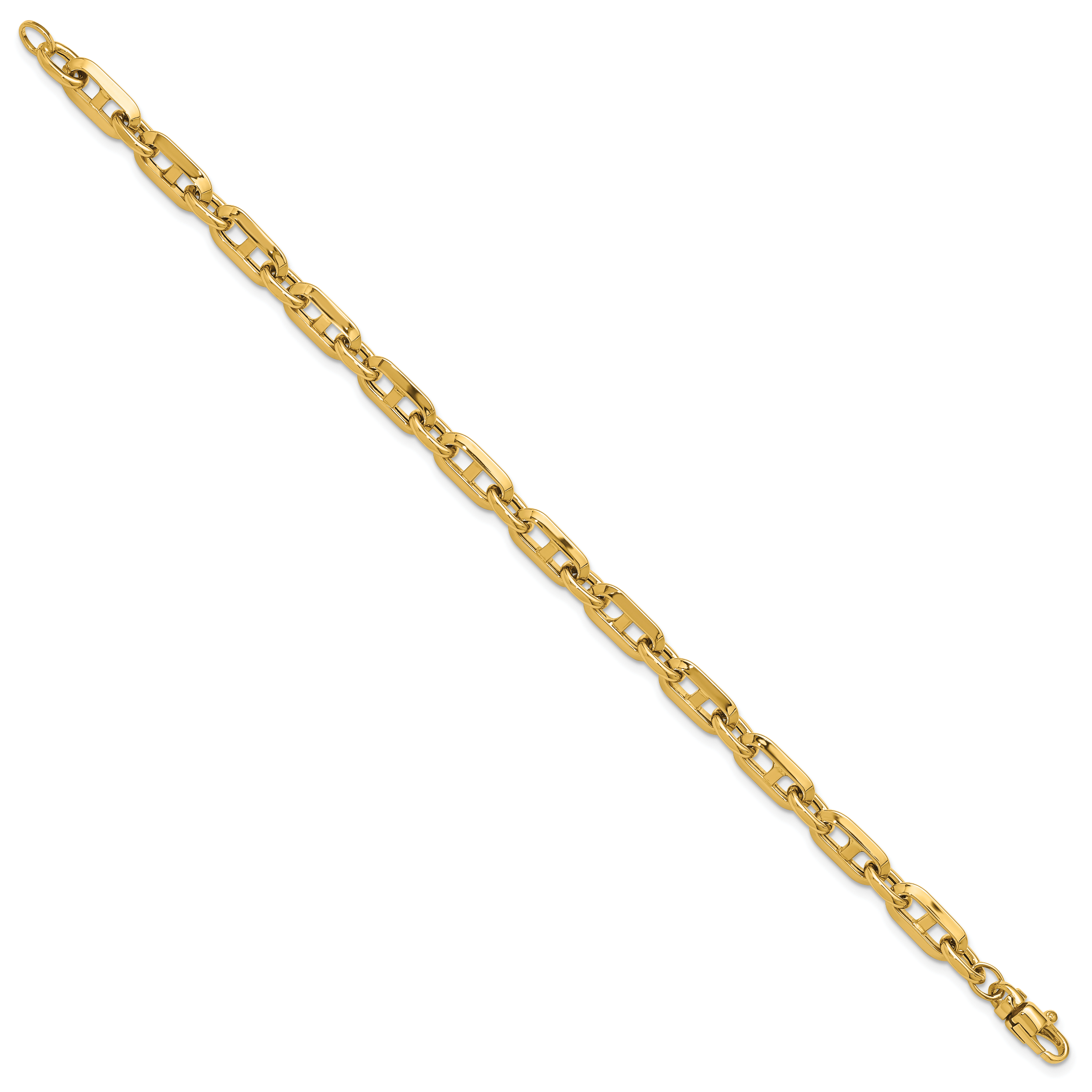 14K Polished Fancy Link Bracelet Secondary image
