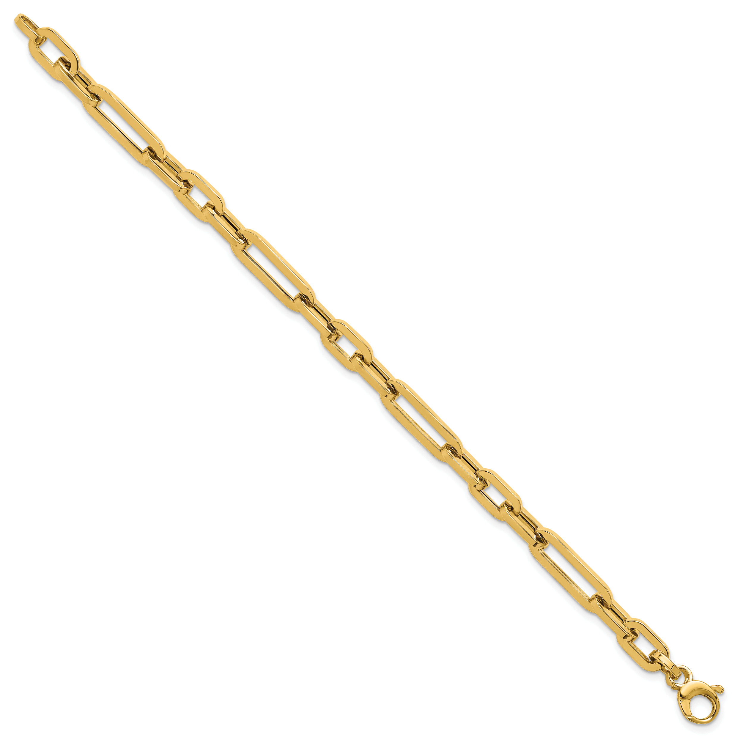 14K Polished Fancy Link Bracelet Secondary image
