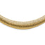 14K Polished Woven Graduated Dome Necklace