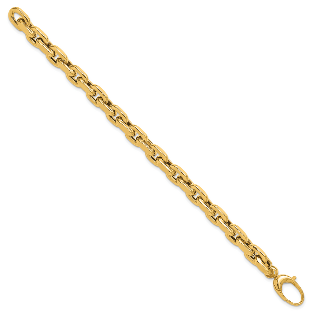 14K Polished Fancy Link Bracelet