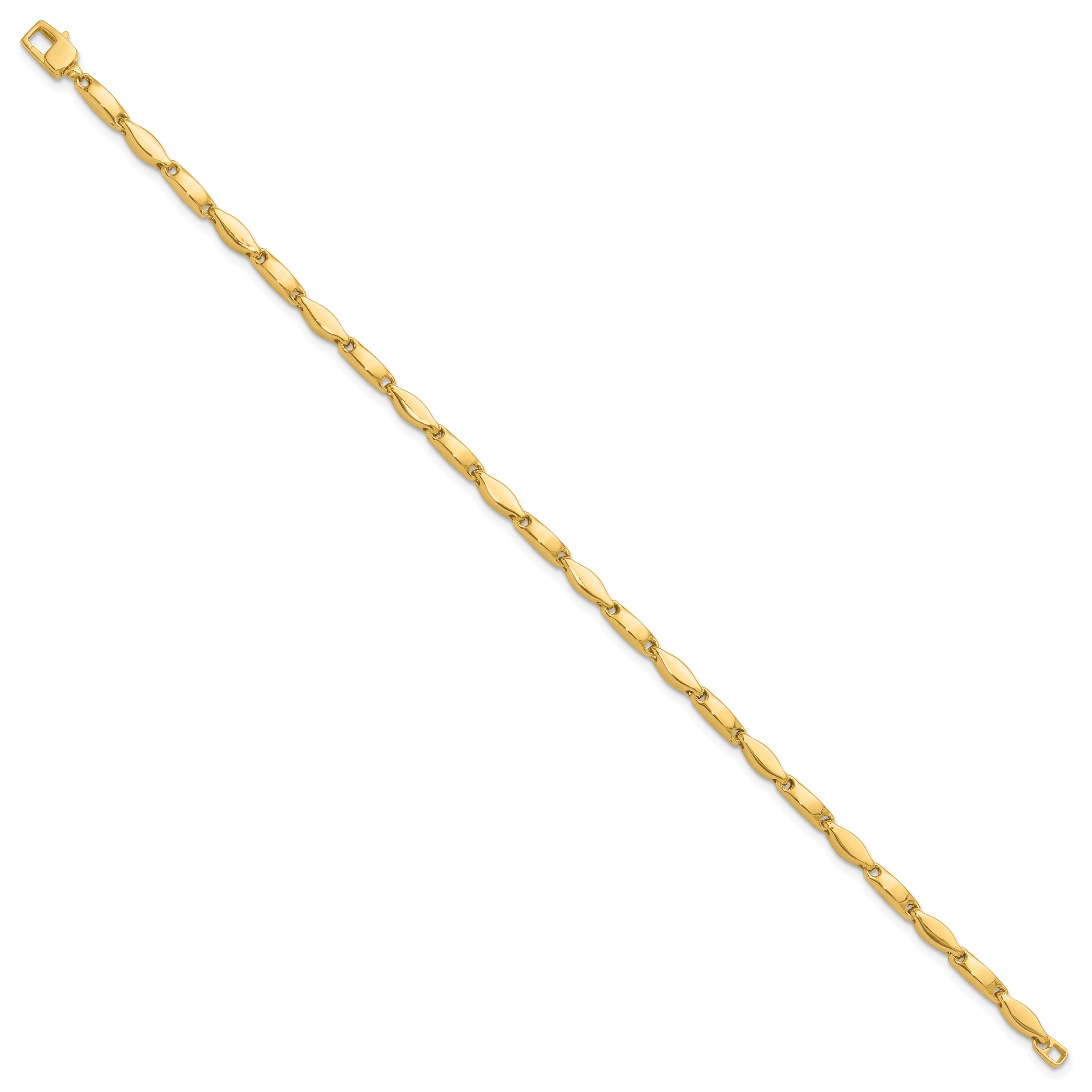 14K Polished Fancy Link Bracelet Secondary image