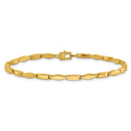 14K Polished Fancy Link Bracelet