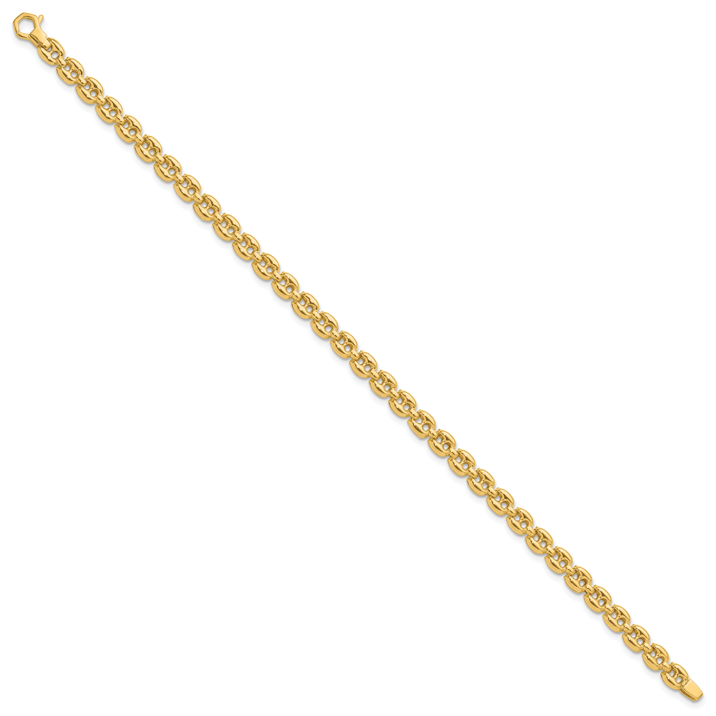 14K Polished Fancy Link Bracelet Secondary image