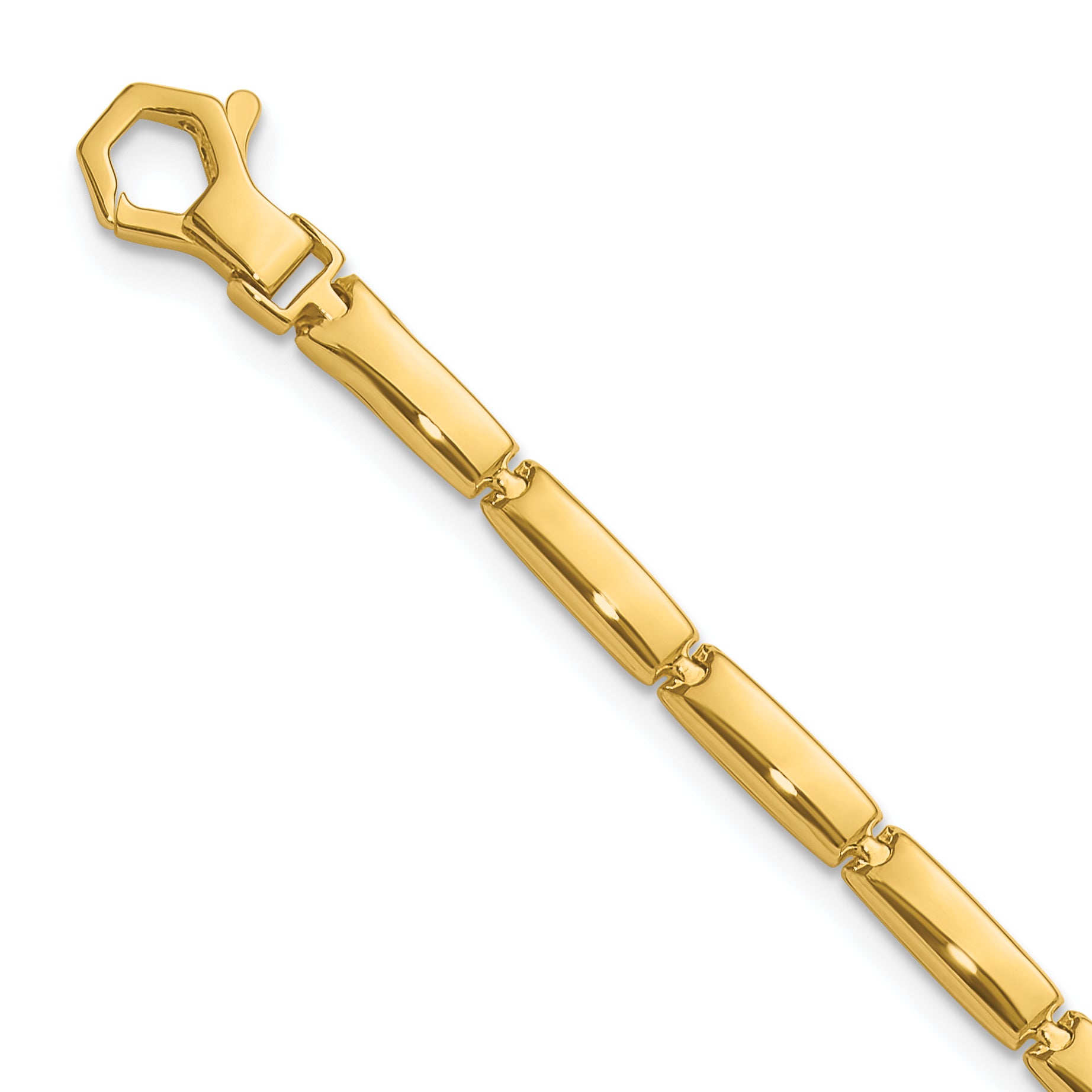 14K Polished Fancy Link Bracelet Main image