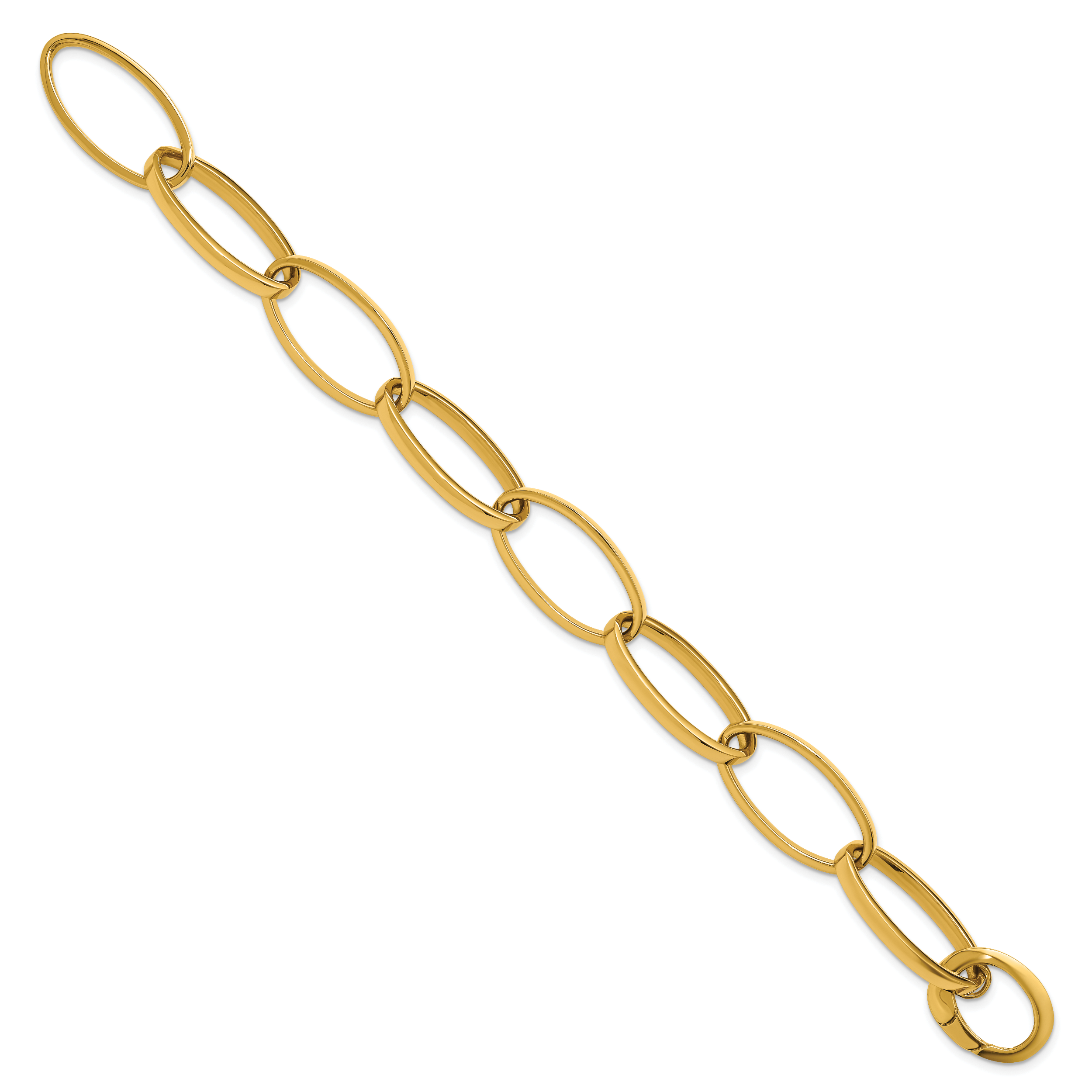 14K Polished Link Bracelet Secondary image