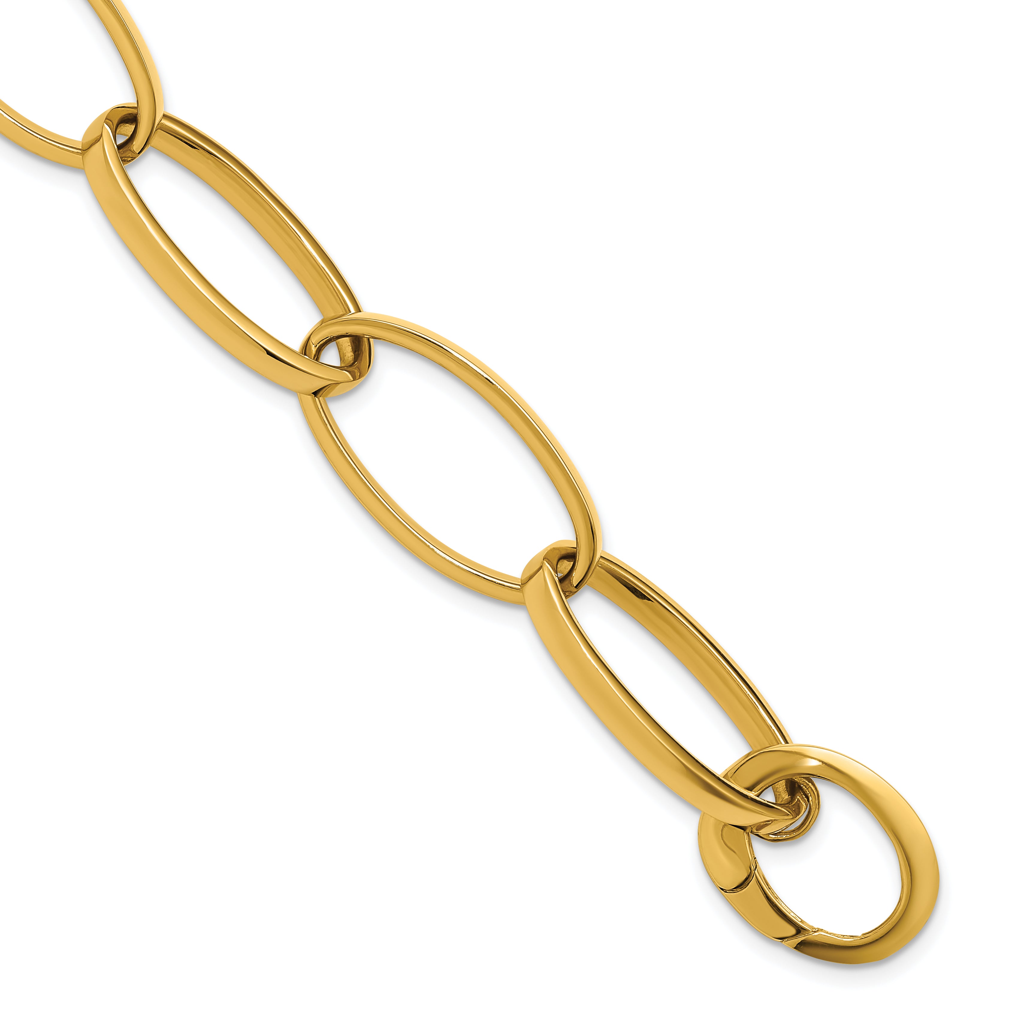 14K Polished Link Bracelet Main image