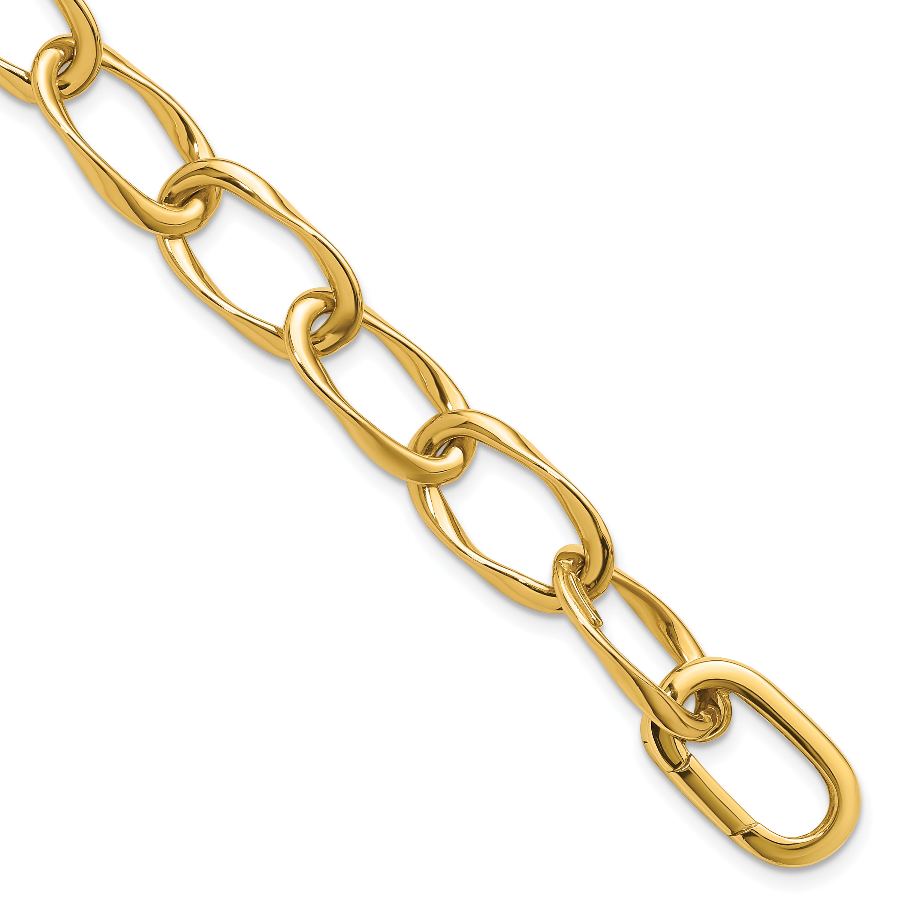 14K Polished Link Bracelet Main image