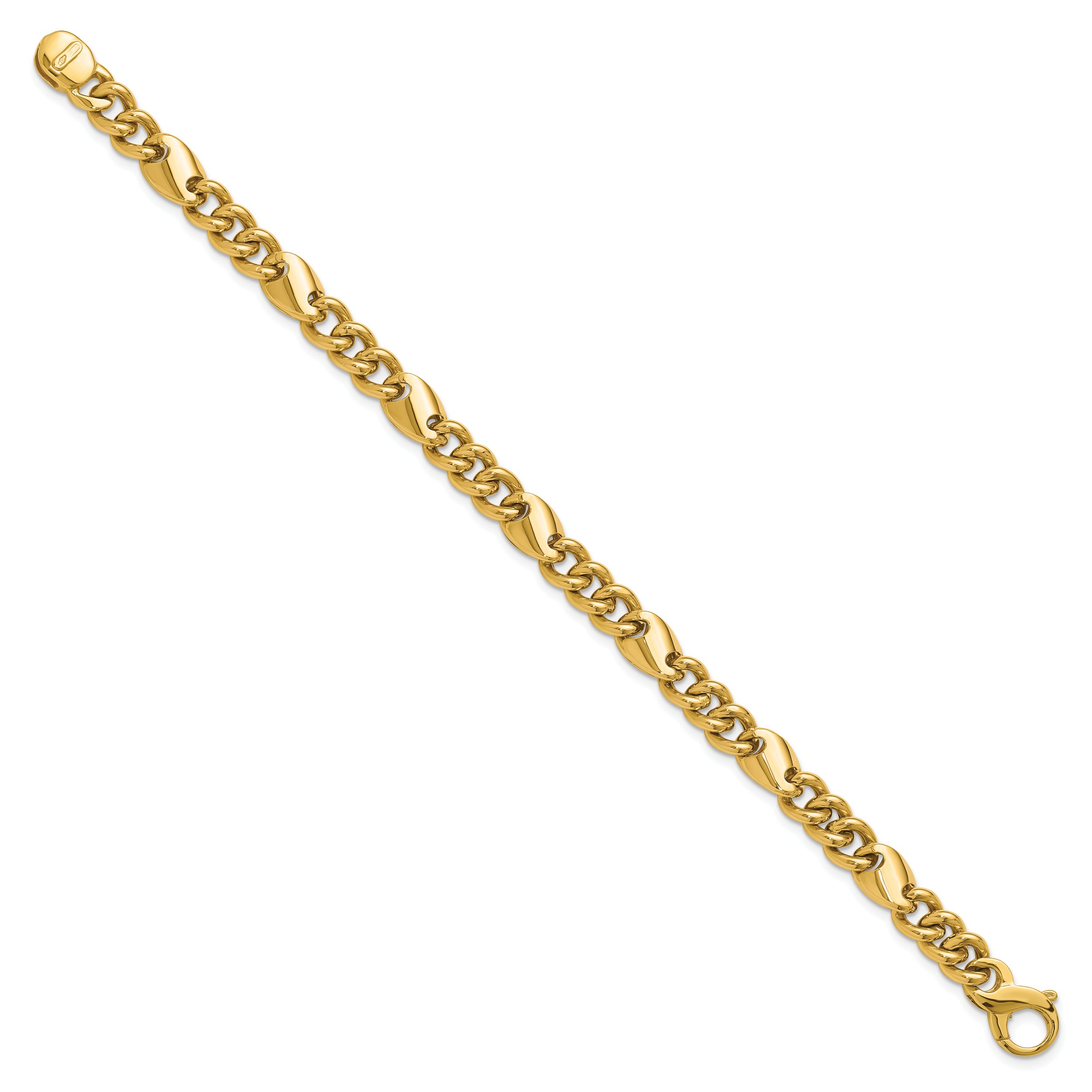 14K Polished Fancy Link Bracelet Secondary image