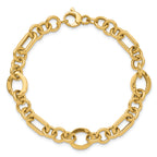 14K Polished Fancy Link Bracelet