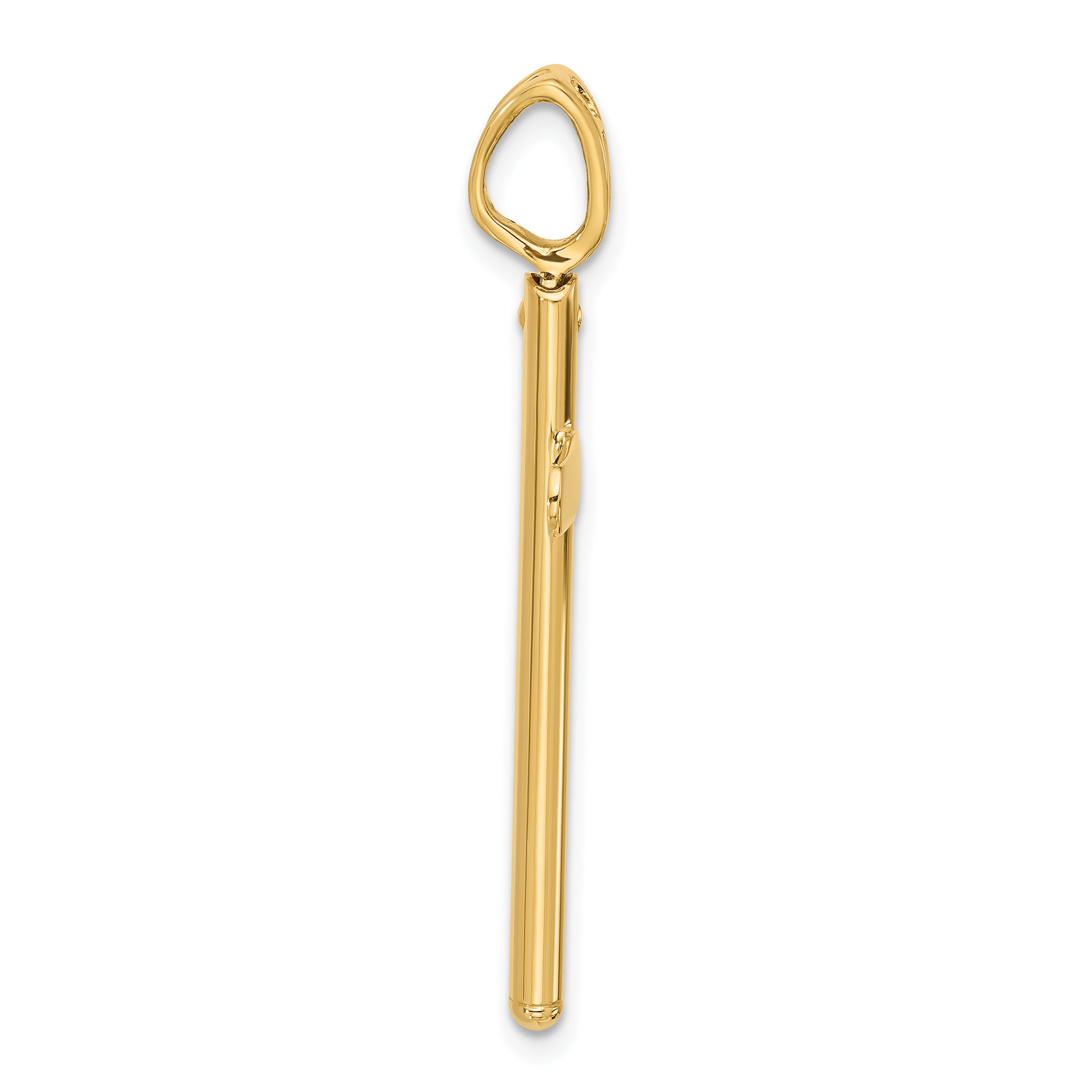 14K Polished Cross Pendant Secondary image