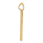 14K Polished Cross Pendant