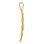 Leslie's' 14K Polished and Satin Circles Pendant