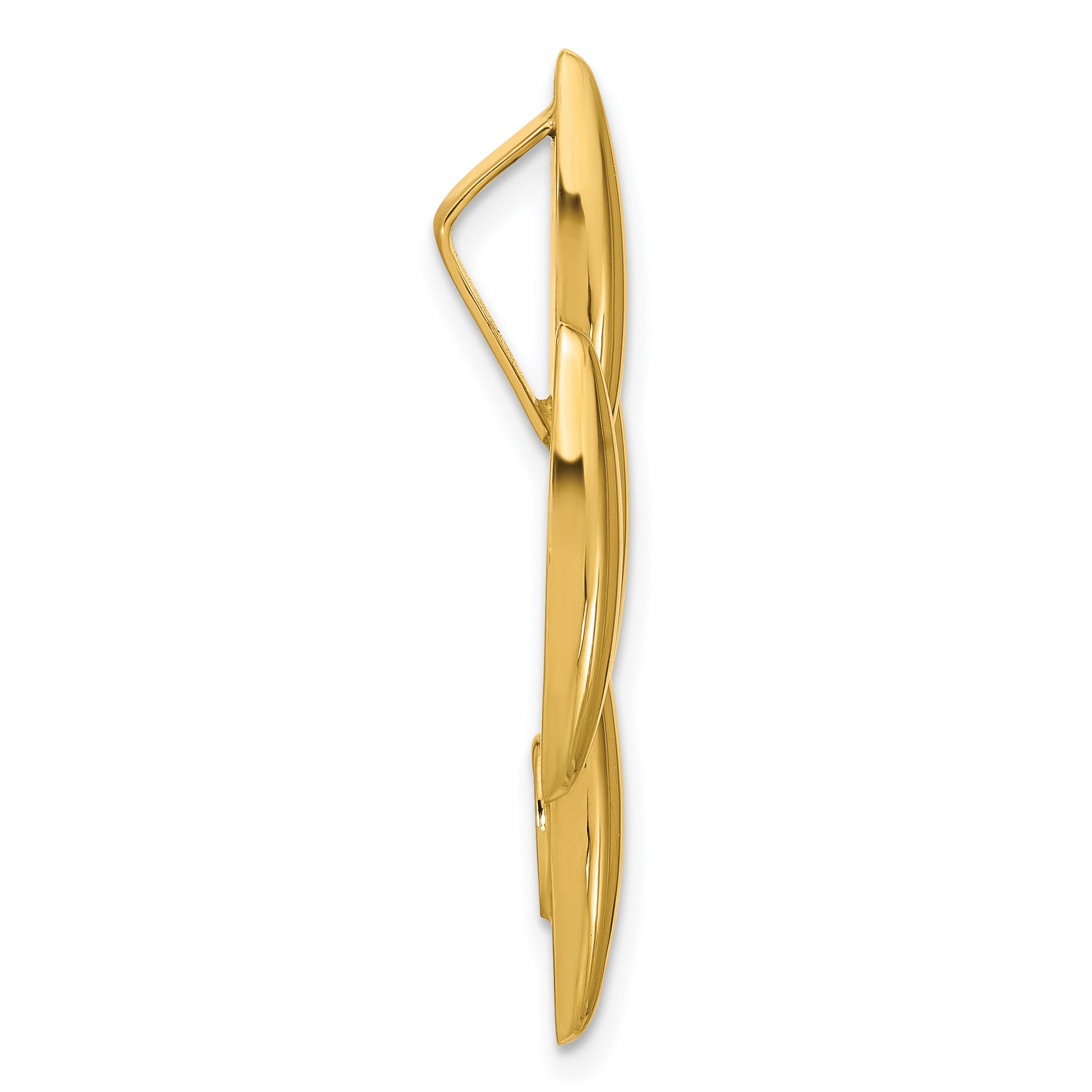 14K Polished Fancy Pendant Secondary image