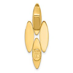 14K Polished Fancy Pendant
