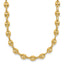 14K Polished Puffed Mariner Link Necklace