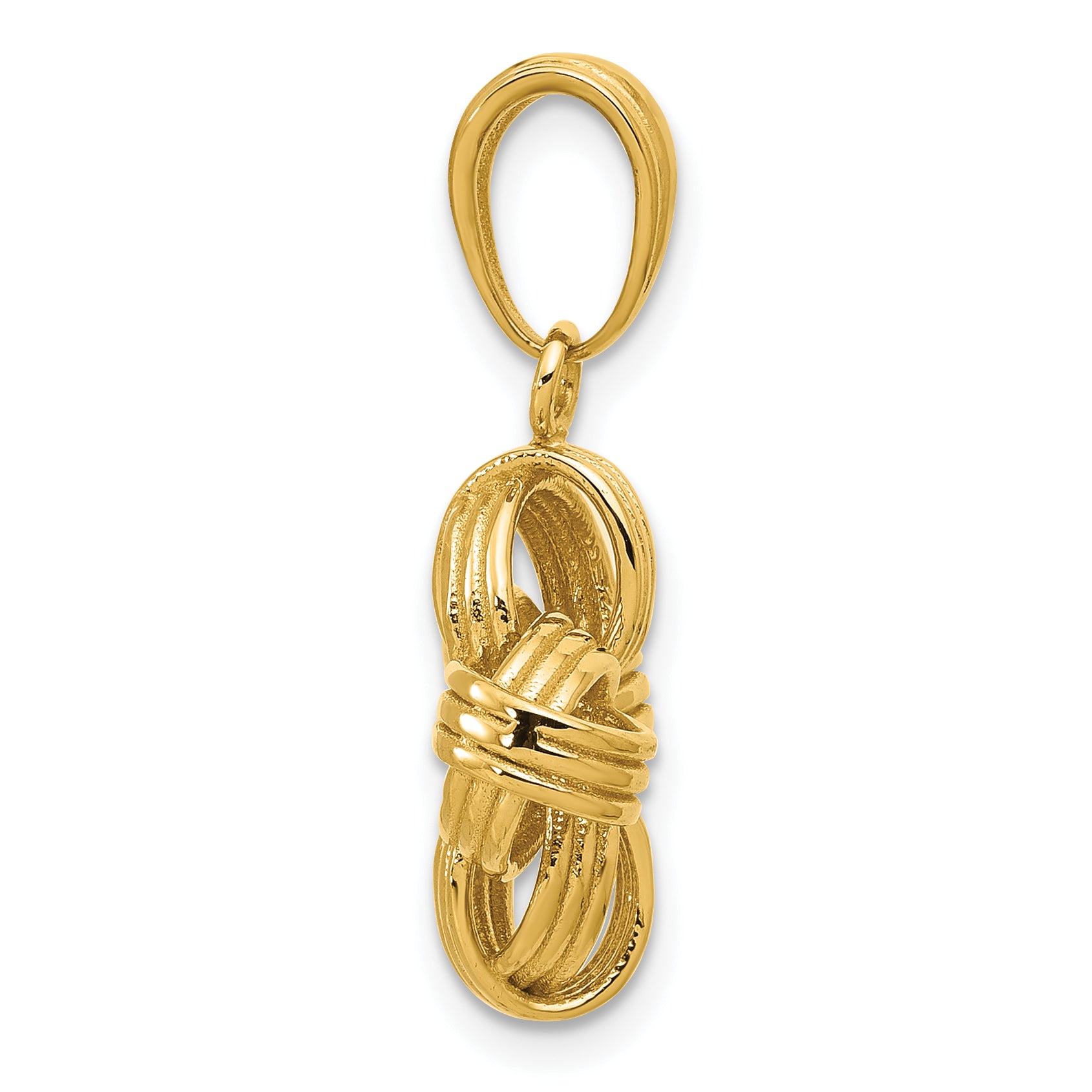 14K Polished Fancy Pendant Secondary image