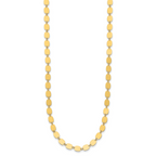 14K Polished Fancy Mirror Link Necklace