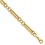 14K Polished Fancy Link Bracelet