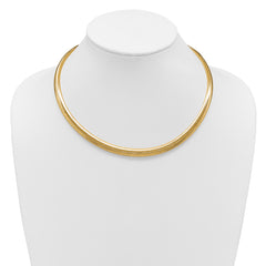 14K Polished Graduated Stretch Necklace