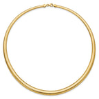 14K Polished Graduated Stretch Necklace