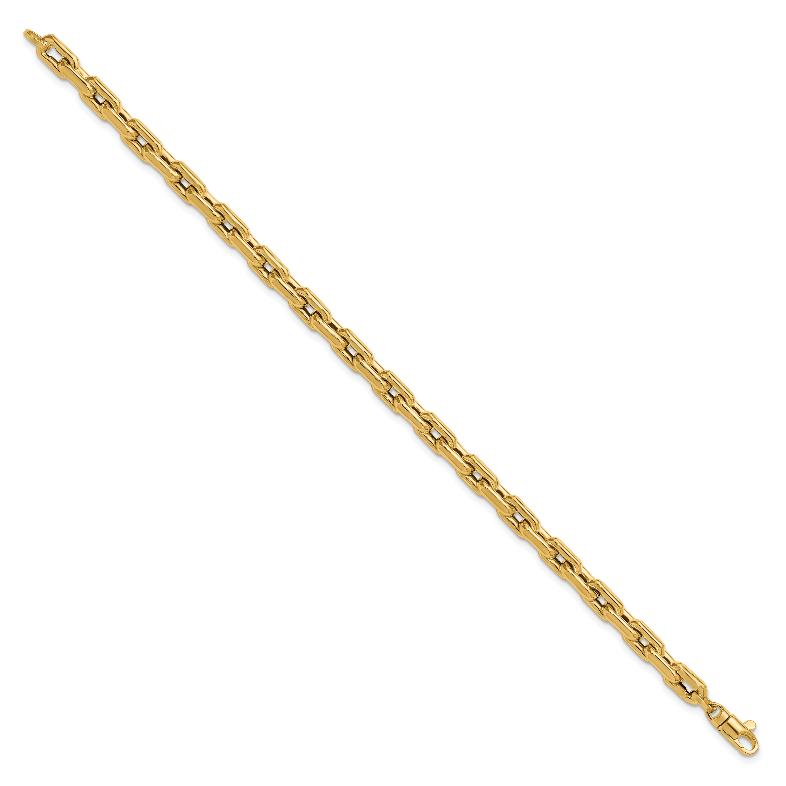 14K Polished Fancy Link Bracelet