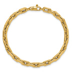 14K Polished Fancy Link Bracelet