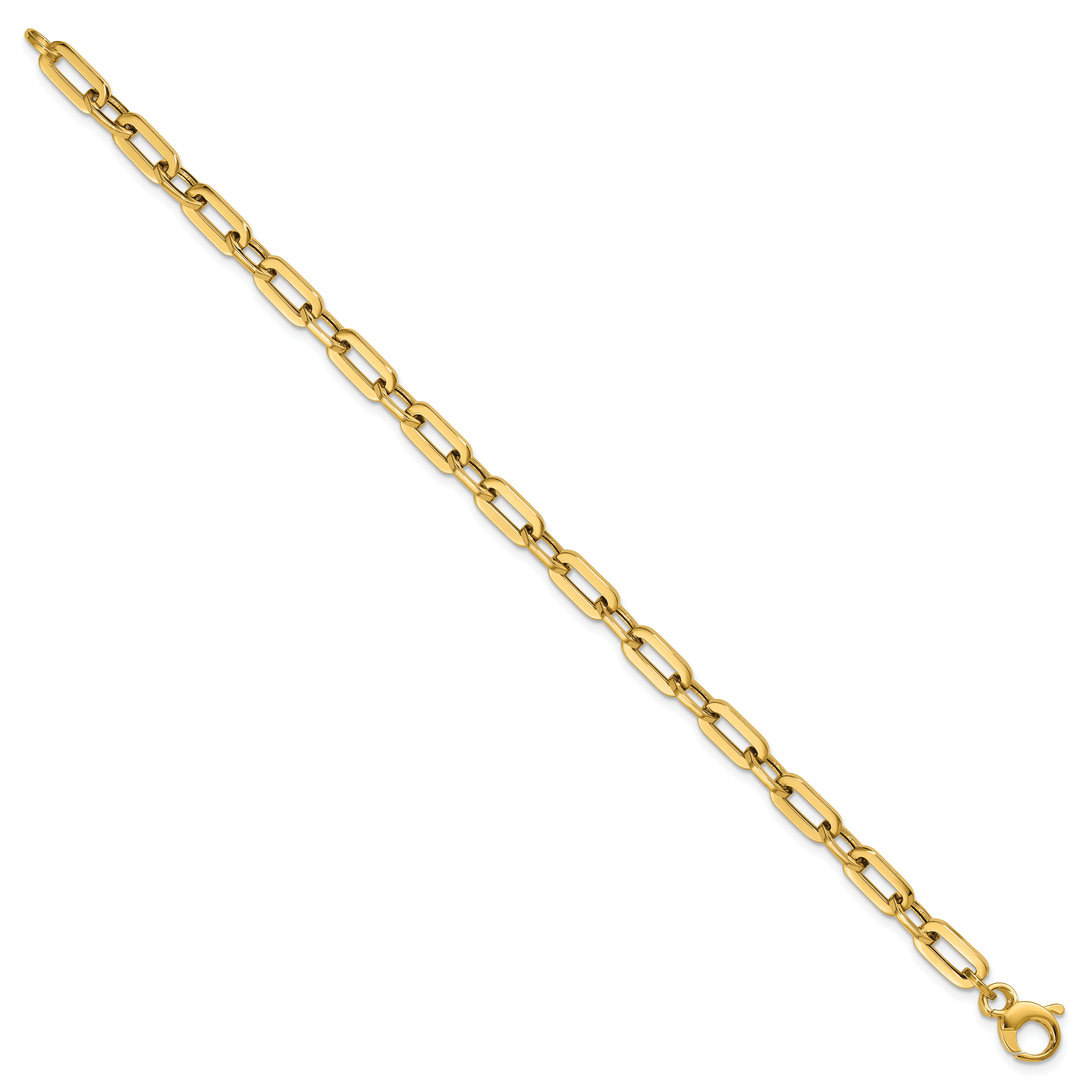 14K Polished Fancy Link Bracelet Secondary image