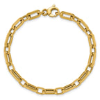14K Polished Fancy Link Bracelet