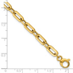 14K Polished Fancy Link Bracelet