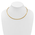 14K Polished Mesh Necklace