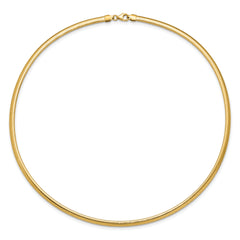 14K Polished Mesh Necklace