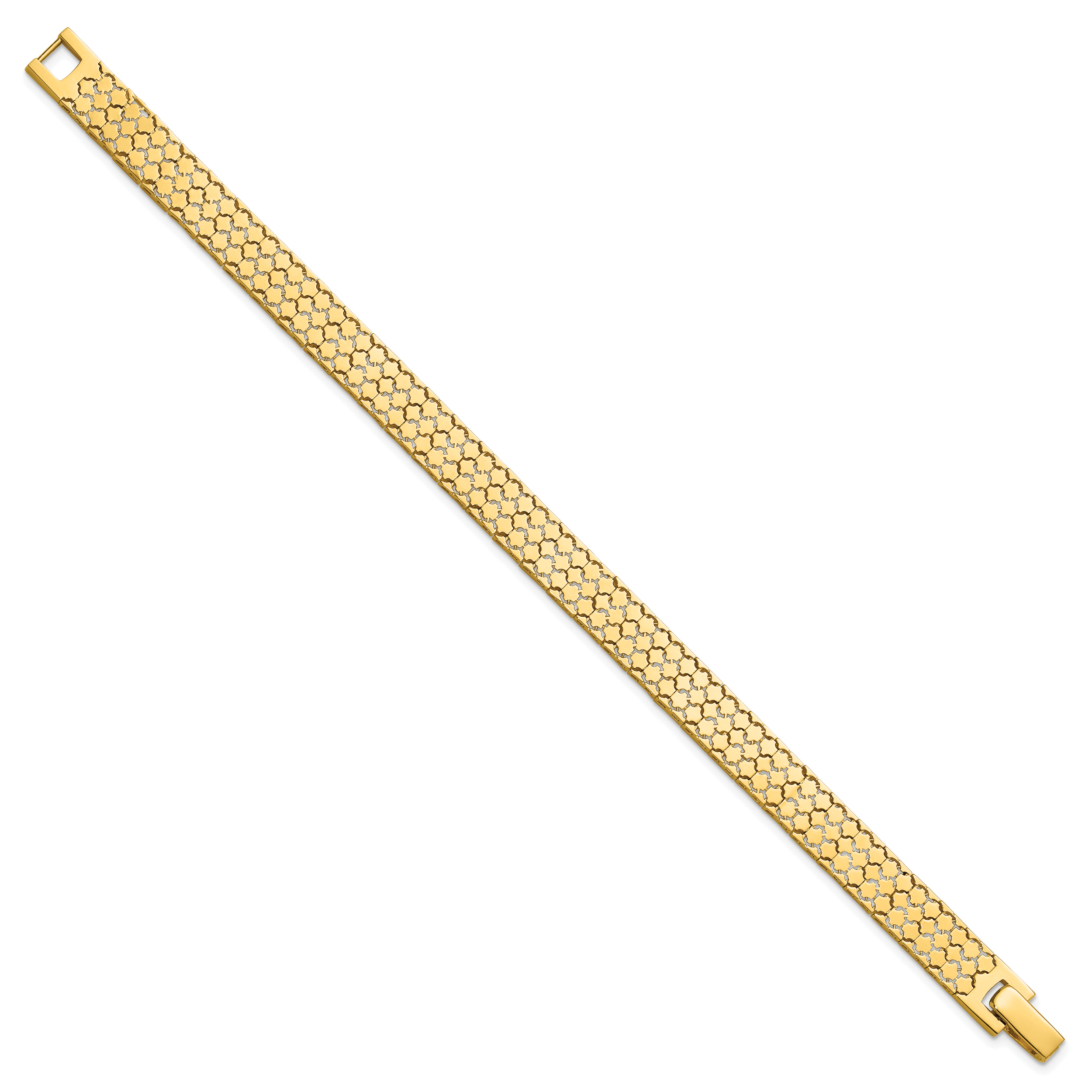 14K Polished Fancy Bracelet Secondary image