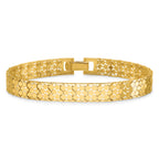 14K Polished Fancy Bracelet