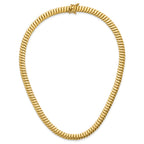 14K Polished Fancy Link Necklace