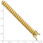 14K Polished Fancy Link Bracelet
