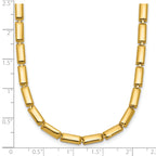 14K Polished 3.6mm Bar Link Necklace