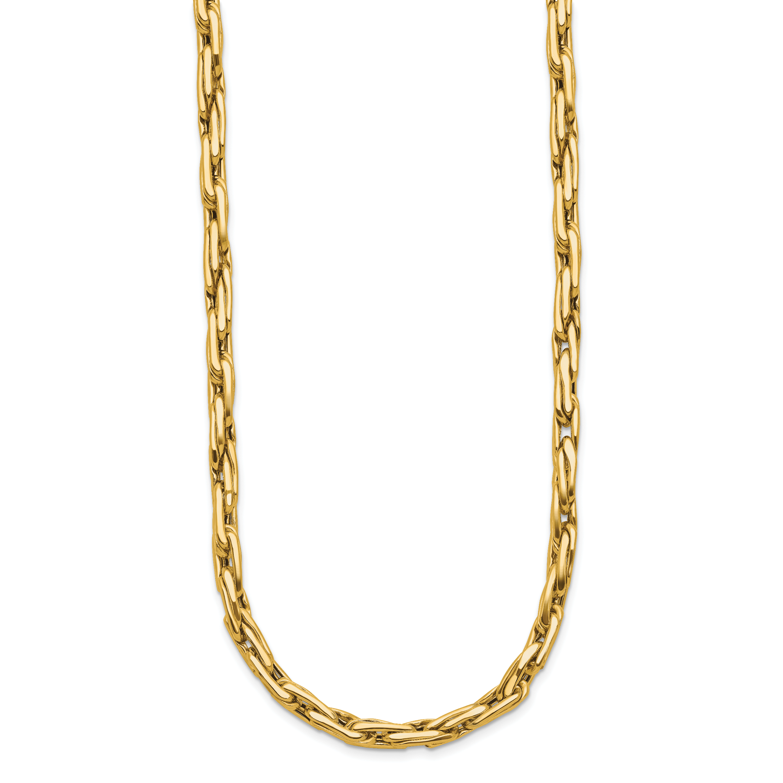 14K Polished 5.0mm Fancy Link Necklace Secondary image
